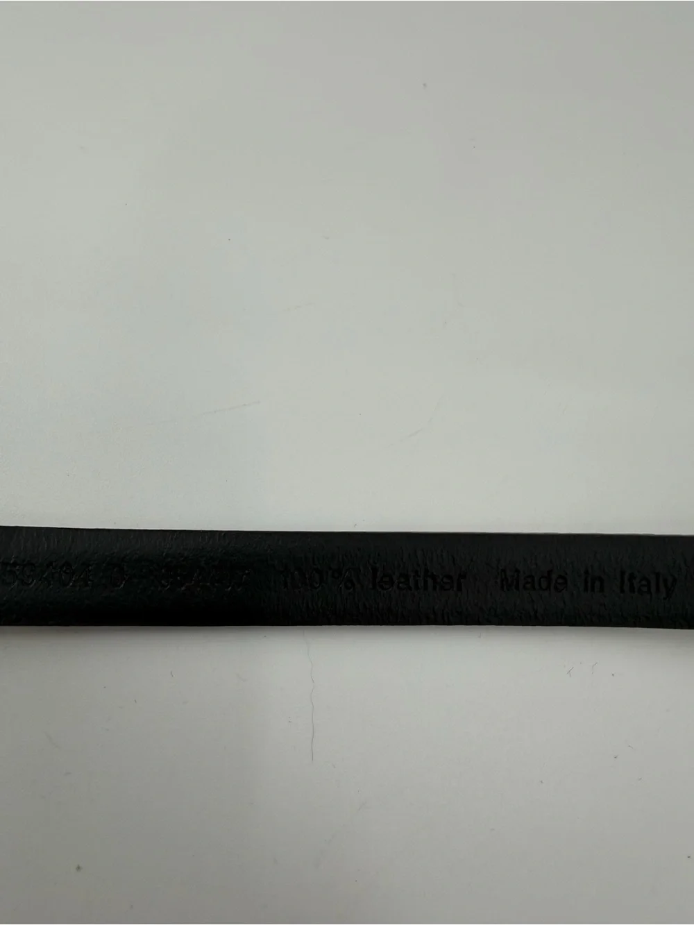 Cos Skinny Leather Snake Effect Belt